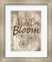 Framed Love Blooms Here
