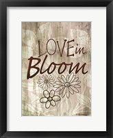 Framed Love Blooms Here