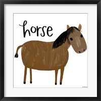 Horse Framed Print