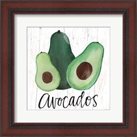 Framed Avocados