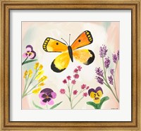 Framed Watercolor Butterfly