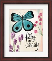 Framed Follow Your Curiosity