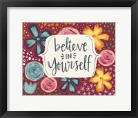 Framed Believe in Yourself