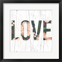 Floral Love Framed Print