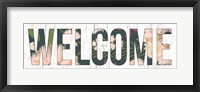 Framed Floral Welcome