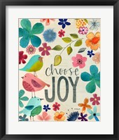 Framed Choose Joy