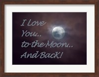 Framed Moon and Back