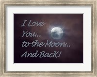 Framed Moon and Back
