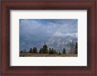 Framed Teton Rainbow