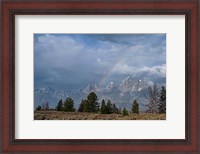 Framed Teton Rainbow