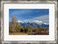 Framed Mission Mountains