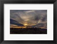 Framed Steens Mountain Sunset
