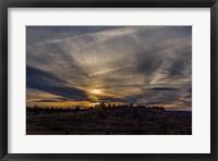 Framed Steens Mountain Sunset