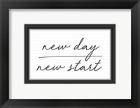 Framed New Day, New Start