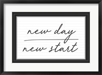 Framed New Day, New Start