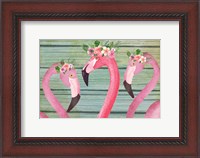 Framed Flamingos