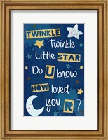 Framed Twinkle Twinkle Little Star