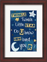 Framed Twinkle Twinkle Little Star