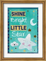 Framed Shine Bright Little Star