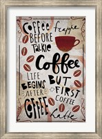 Framed Coffee Typography