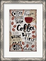 Framed Coffee Typography