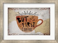 Framed Coffee Typography II