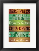 Framed Lake Rules