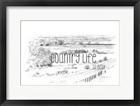 Framed Country Life is Best