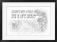 Framed Country Style