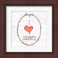 Framed I Love Country