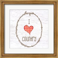 Framed I Love Country