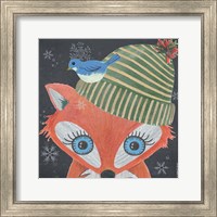 Framed Christmas Fox