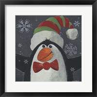 Framed Christmas Penguin