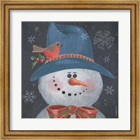Framed Christmas Snowman