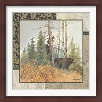Framed Brown Bears with Border