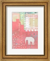 Framed Polka Dot Elephant