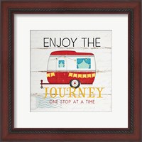 Framed 'Enjoy the Journey' border=