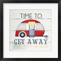 Time to Get Away Framed Print