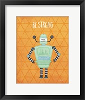 Strong Bot Framed Print