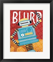 Blurp Bot Framed Print