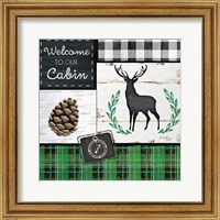 Framed Welcome to Our Cabin