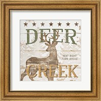 Framed 'Deer Creek' border=
