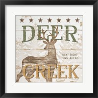 Deer Creek Framed Print