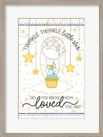 Framed Twinkle Twinkle