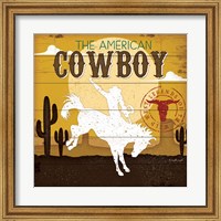Framed American Cowboy