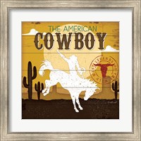 Framed American Cowboy