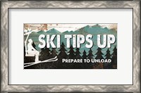 Framed Ski Tips Up