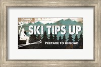 Framed Ski Tips Up