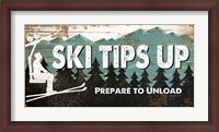 Framed Ski Tips Up