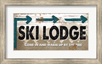 Framed Ski Lodge
